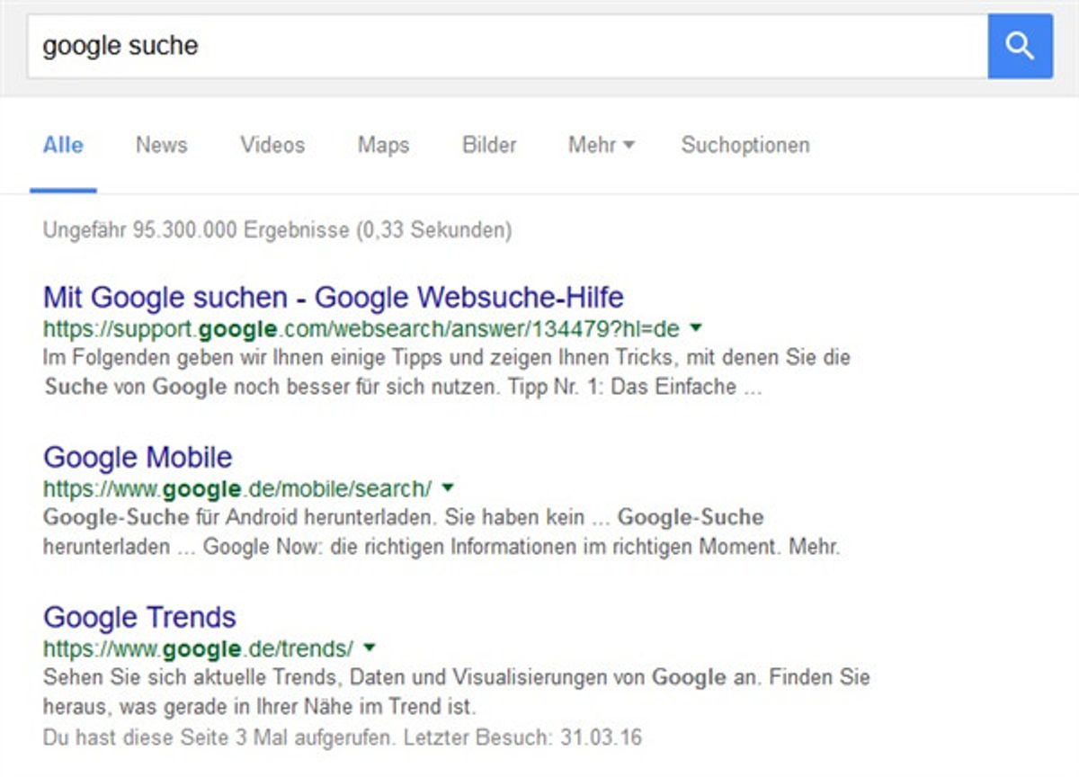 Google-Suche