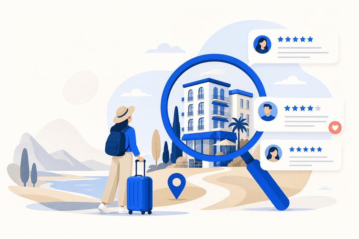 Externe Bewertungen in der Hotelsuche bei Google
