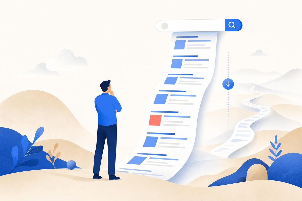 Infinite Scroll – Wie sich die SERPs bald verändern könnten