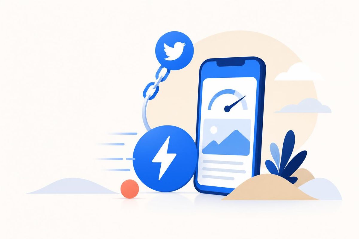 Twitter verlinkt auf AMP Seiten
