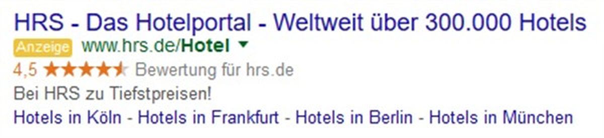 Bewertungssterne