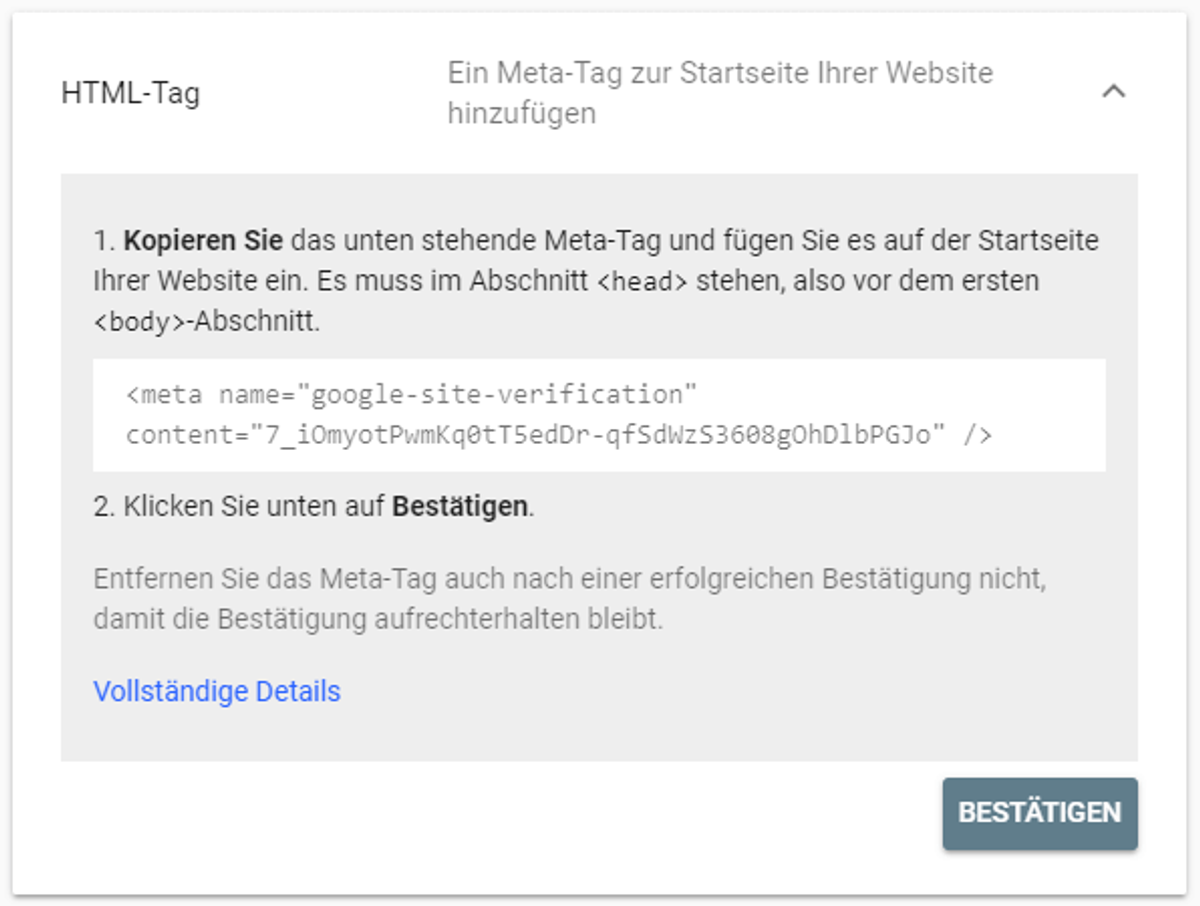 HTML Meta Tag