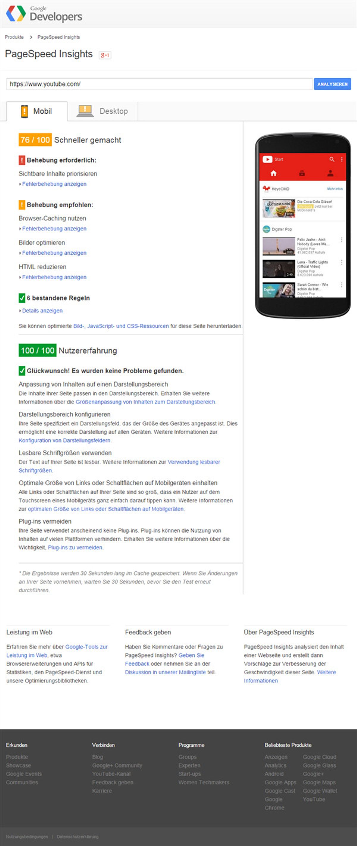 PageSpeed Insights
