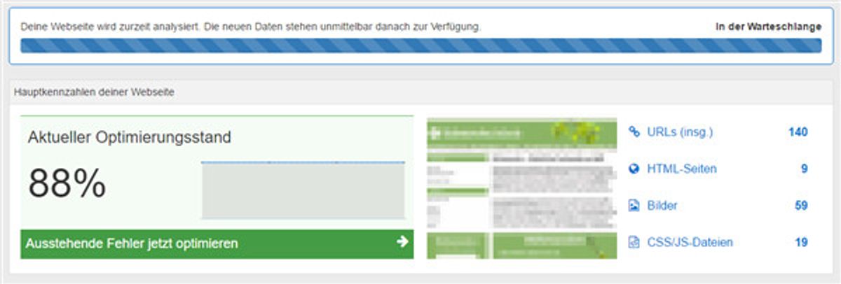 Crawler in Warteschlange