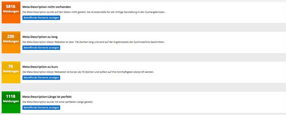 OnPage Optimierung Description und Title 