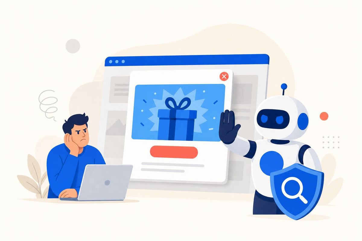 Google kann Pop-ups als Content bewerten