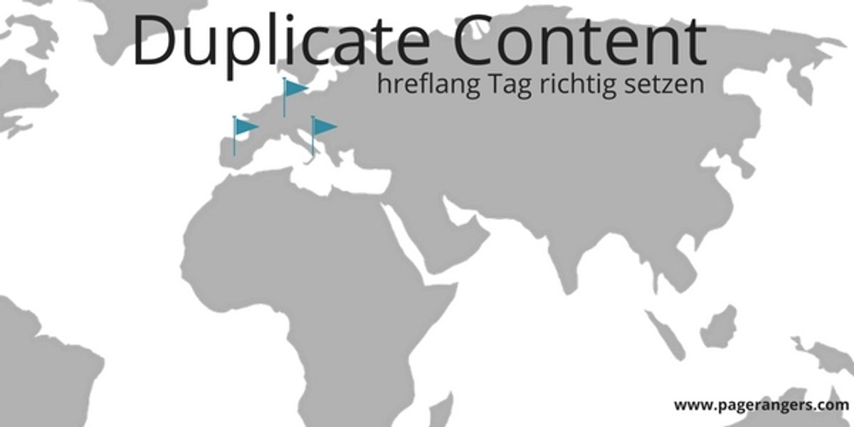 Duplicate Content - hreflang Tag richtig setzen