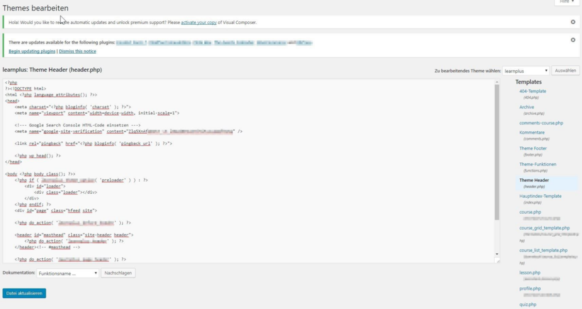 Wordpress Verifizierung Schritt 4