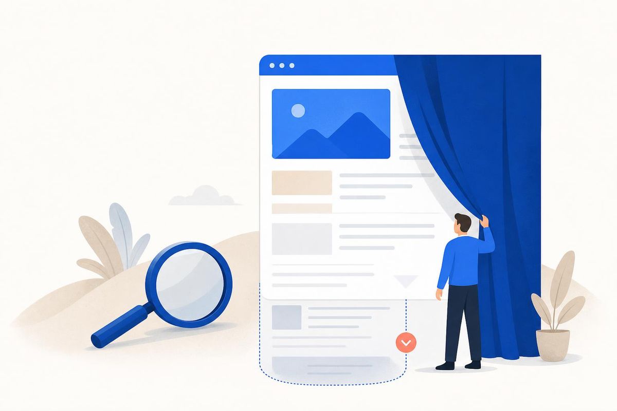 Sollte man Content verstecken? – SEO Quick Questions