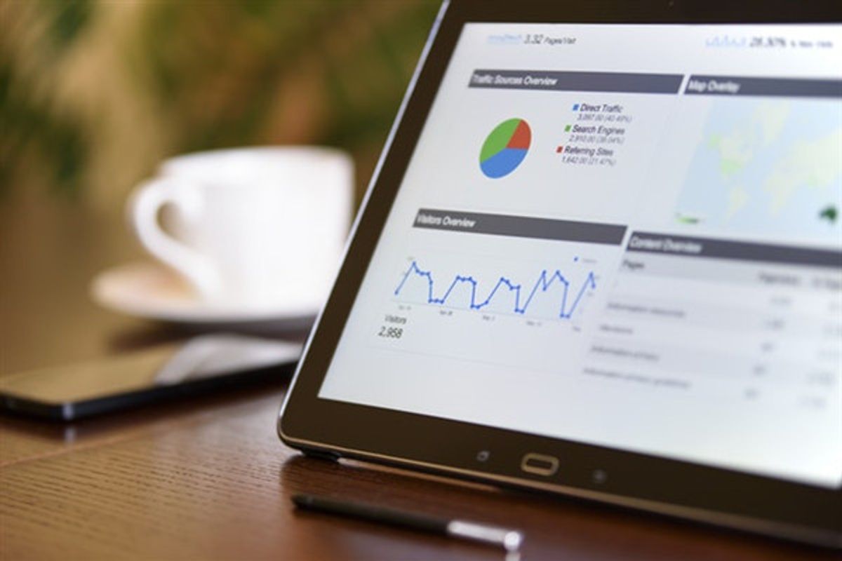 Analytics Graphen und Bilder